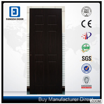 Porte en bois durable et abordable Fangda 6 panneau Design MDF PVC